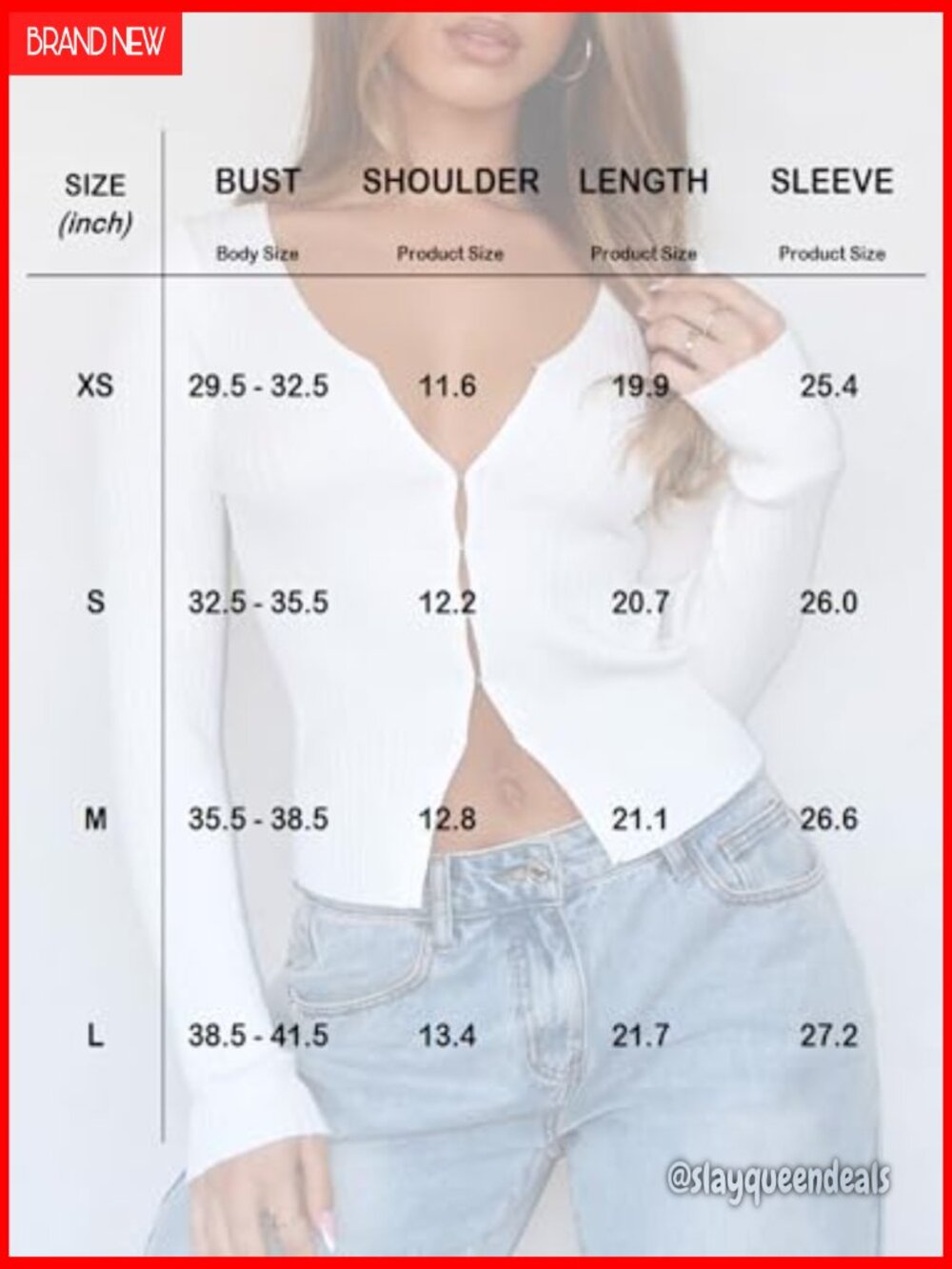 V Neck Long Sleeve Cropped Cardigan Going Out Top Y2k Ribbed Knit Open Front - Picture 7 of 7